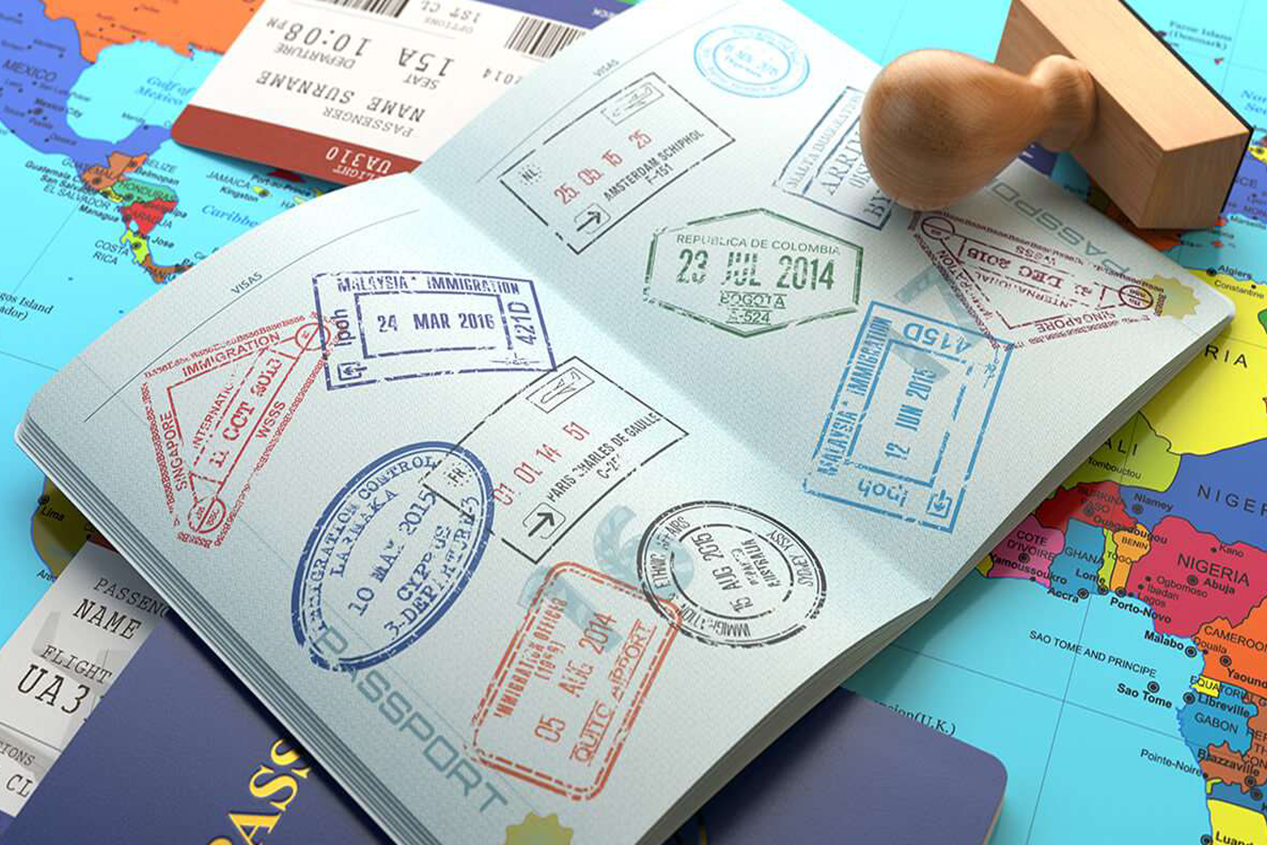 Lodging of visa applications